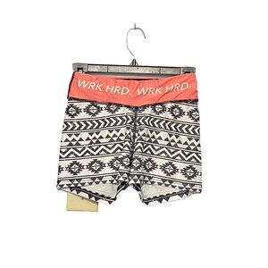 Love Fitness‎ Apparel WRK HRD Aztec Athletic Shorts Women’s Size Small